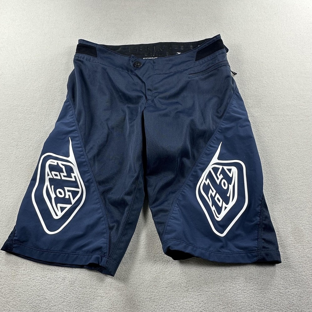 Troy Lee Designs Sprint MTB Bike Shorts Navy Mens Size 32 Trail Downhill BMX